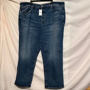 Torrid Love Sick Womens plus size 26R Button Fly Dark Blue Jeans